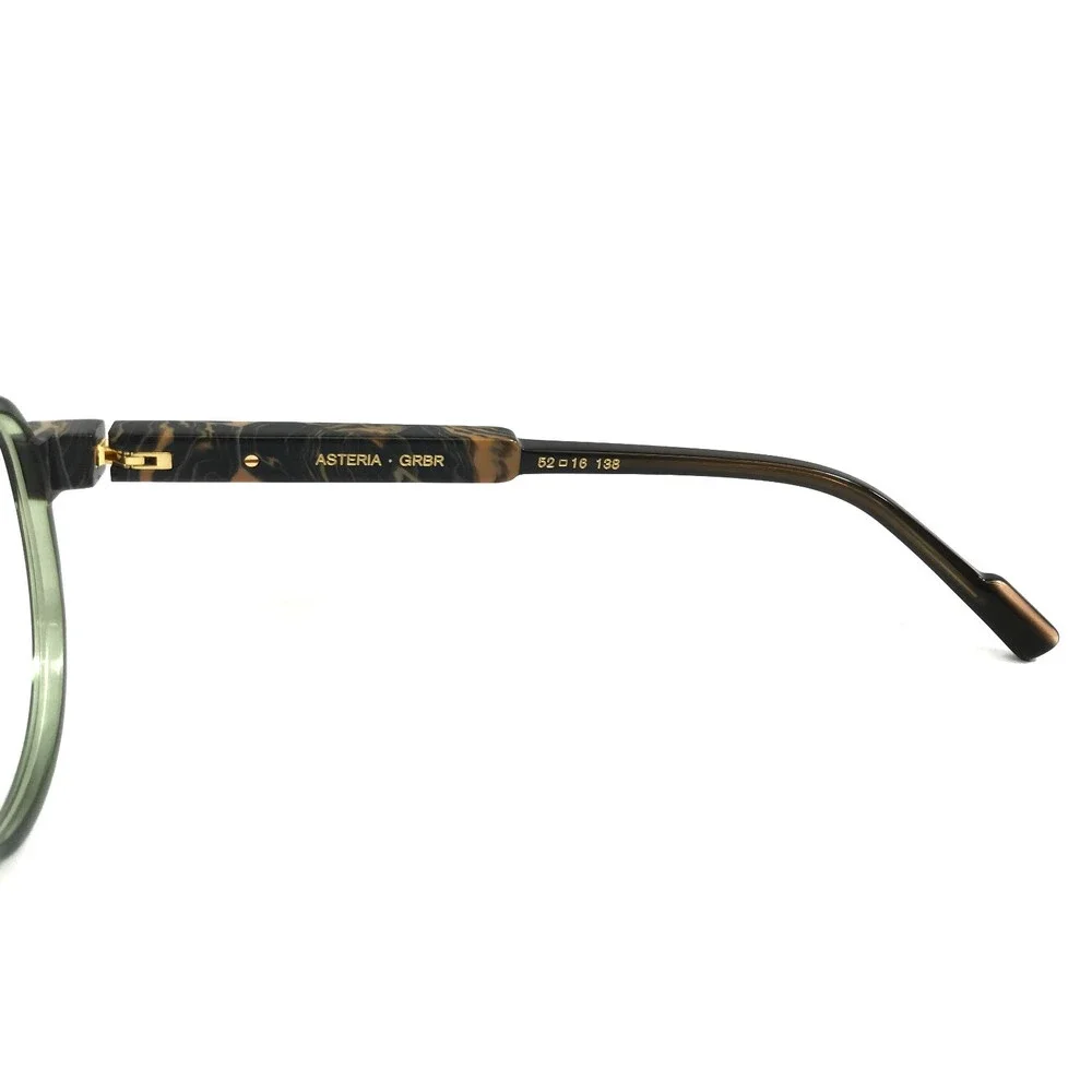 Etnia Barcelona Eyeglasses Frames ASTERIA GRBR Green Brown Cat Eye 52-16-138